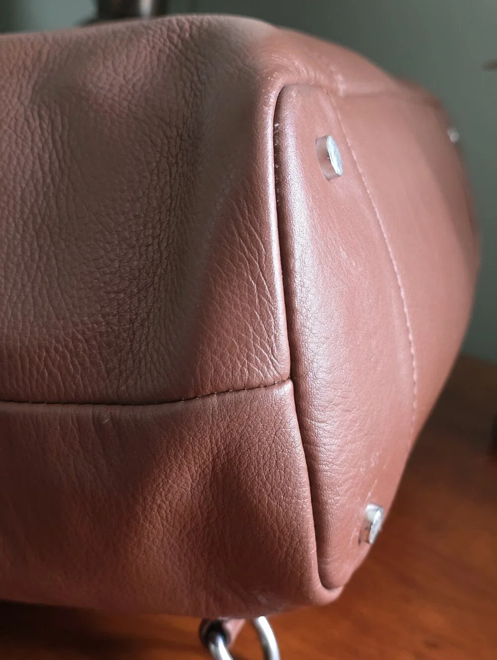 Lily Jade Madeline Leather Convertible Backpack Tote Brown Crossbody Diaper Bag